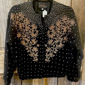 1950s Vintage embellished sweater.